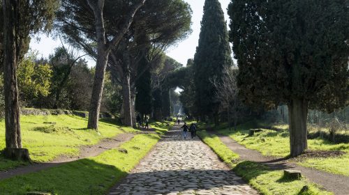 Rome, Via Appia, paved stretch © ICCD Author: Stefano Castellani